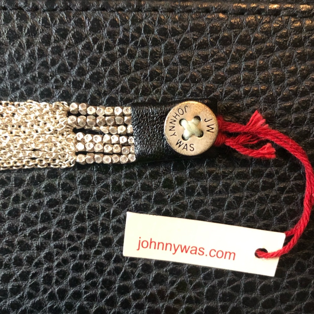 NWT Johnny Was Boho Beaded Chain Genuine Silver Bracelet - Picture 9 of 9